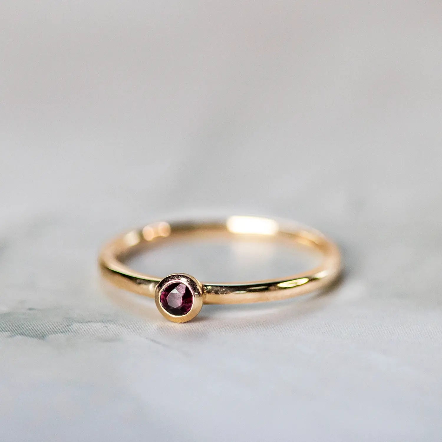 ruby gold ring