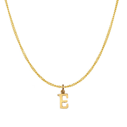 Dainty Gold Initial Necklace - A to Z