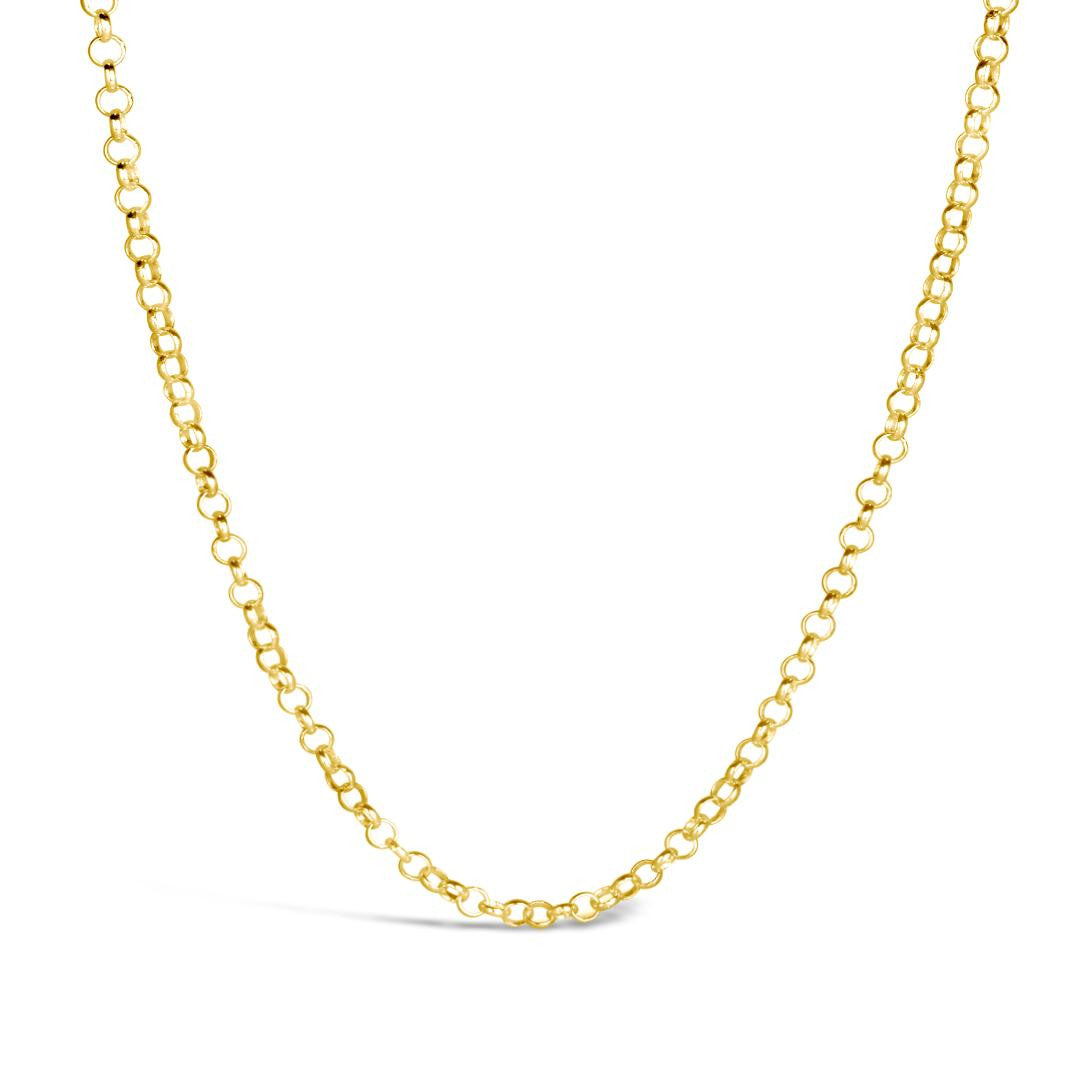 White gold belcher deals chain