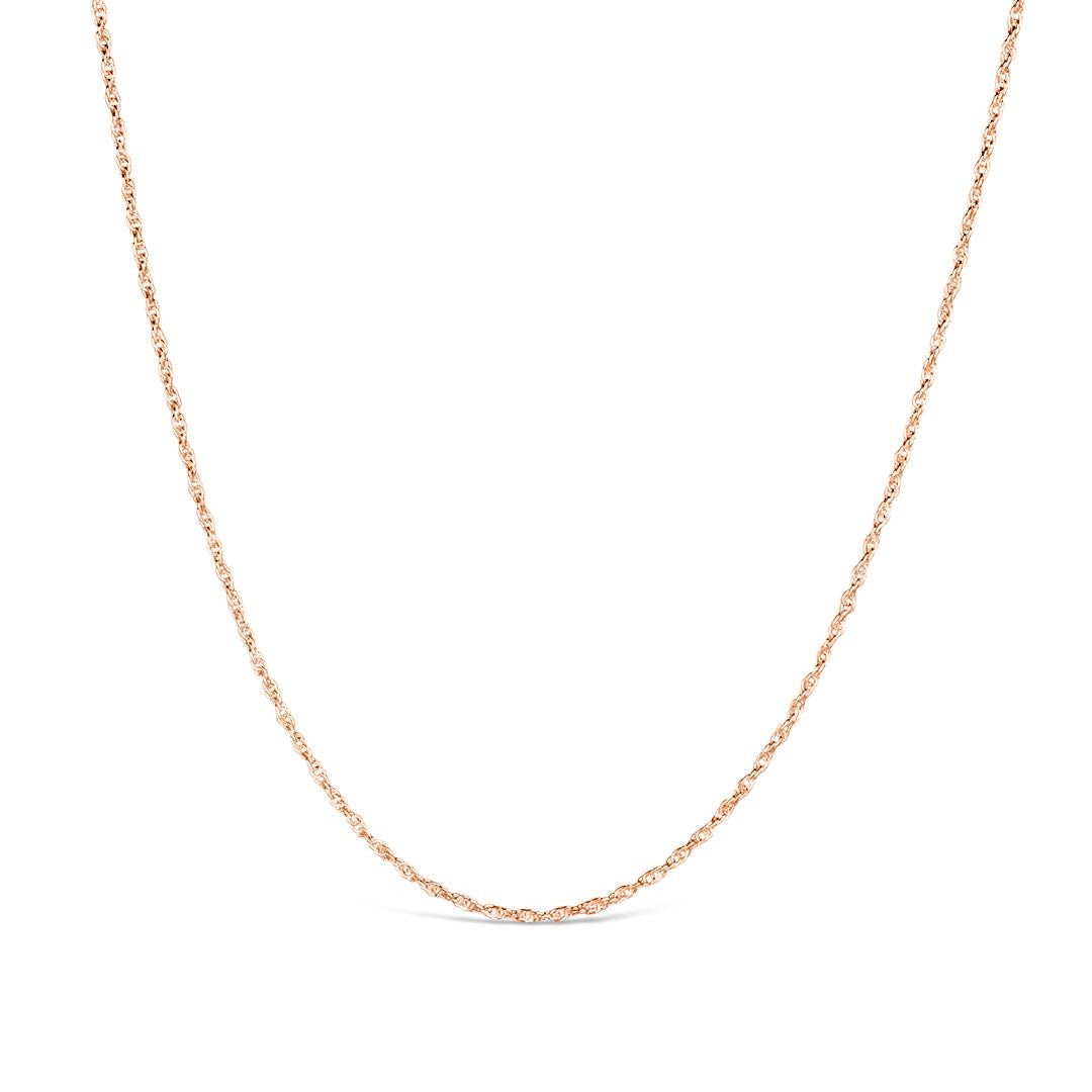 Vintage Circa 1990s 9 Carat Rose Gold Diamond Cut Cable Chain – Imperial  Jewellery