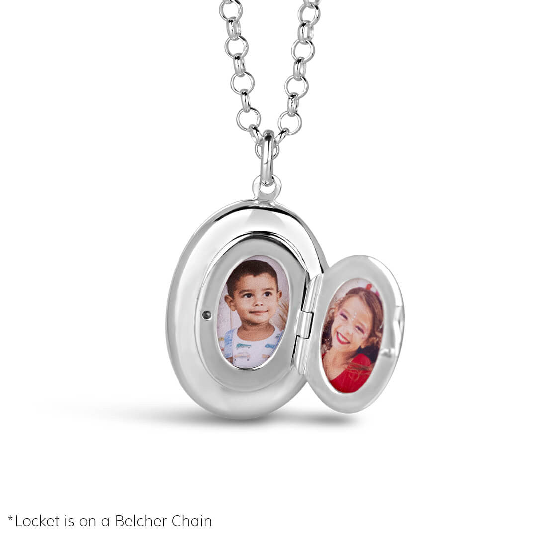 Floating Locket Necklace Gifts for Mom with Custom Kid's Names &  Birthstones - CALLIE