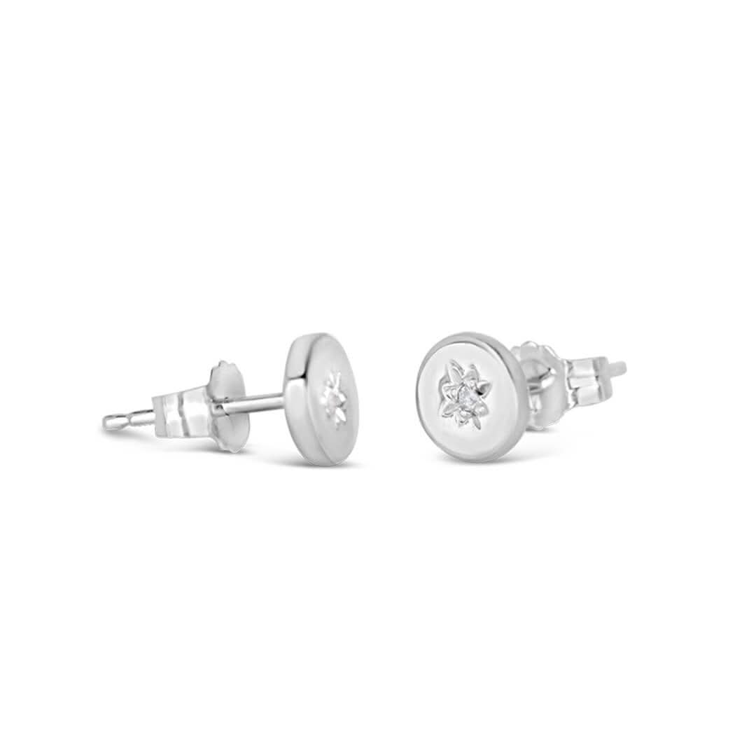 Side on sale stud earrings