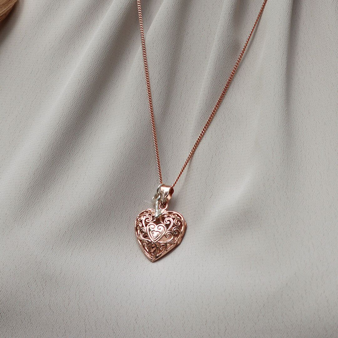 Rose gold 2025 lockets uk