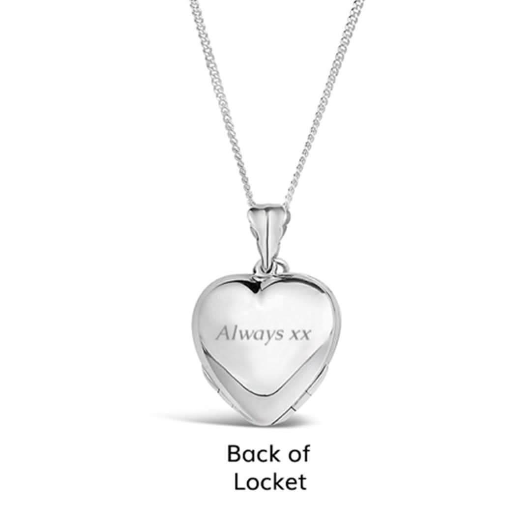 Silver hot sale locket heart